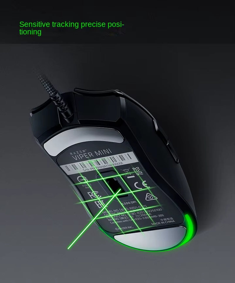 Venomous Mini Cable Gaming Competitive Mouse Special Edition 8500DPI Optical Sensor Light Cable Computer Periphera