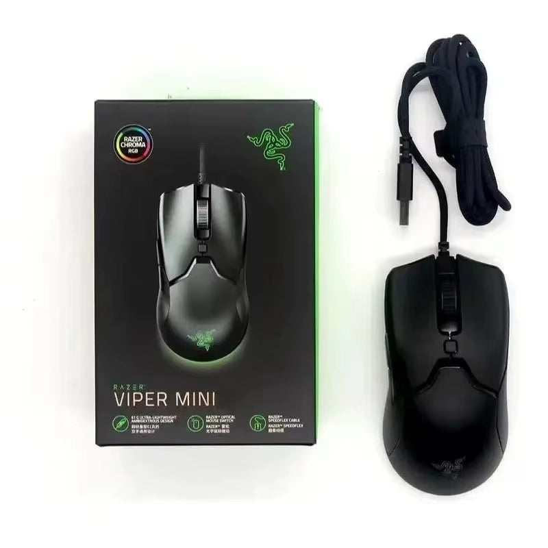 Venomous Mini Cable Gaming Competitive Mouse Special Edition 8500DPI Optical Sensor Light Cable Computer Periphera