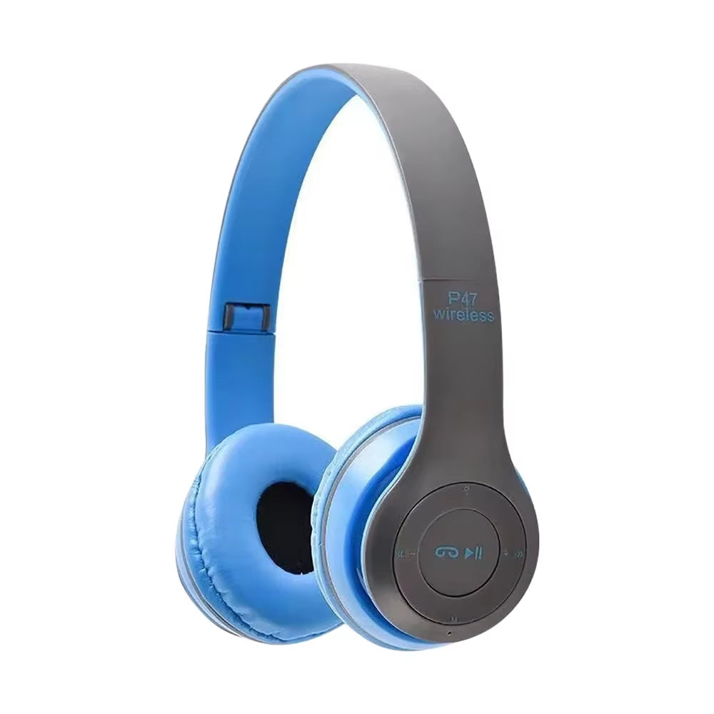Stereo P47 Headset 5.0 Bluetooth Headset Folding Series Wireless Sports Game Headset for Iphone Xiaomi