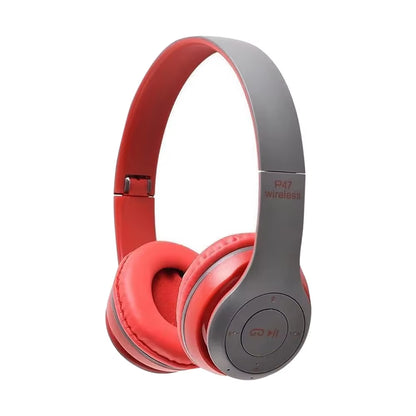 Stereo P47 Headset 5.0 Bluetooth Headset Folding Series Wireless Sports Game Headset for Iphone Xiaomi
