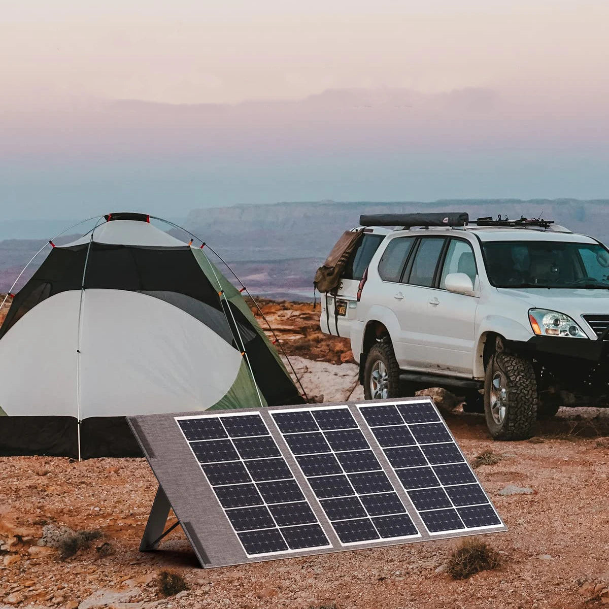 [UK Direct]  P010 800W 512Wh Lifepo4 Portable Power Station +2* S100 100W Solar Panel, UPS Pure Sine Wave Camping RV Home Emergency Portable Solar Generator UK Plug