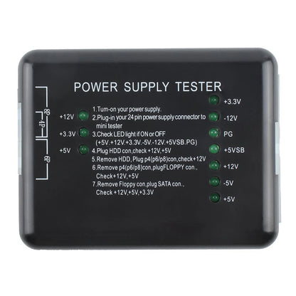 Computer Power Supply Tester ATX Power Supply Diagnostic Computer Chassis Power Supply Tester Atx-Connector