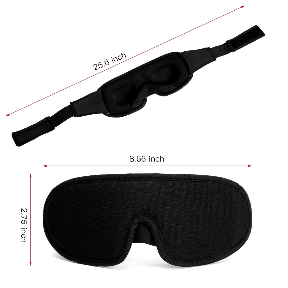 3D Sleeping Mask Block Out Light Soft Padded Sleep Mask for Eyes Slaapmasker Eye Shade Blindfold Sleeping Aid Face Mask Eyepatch