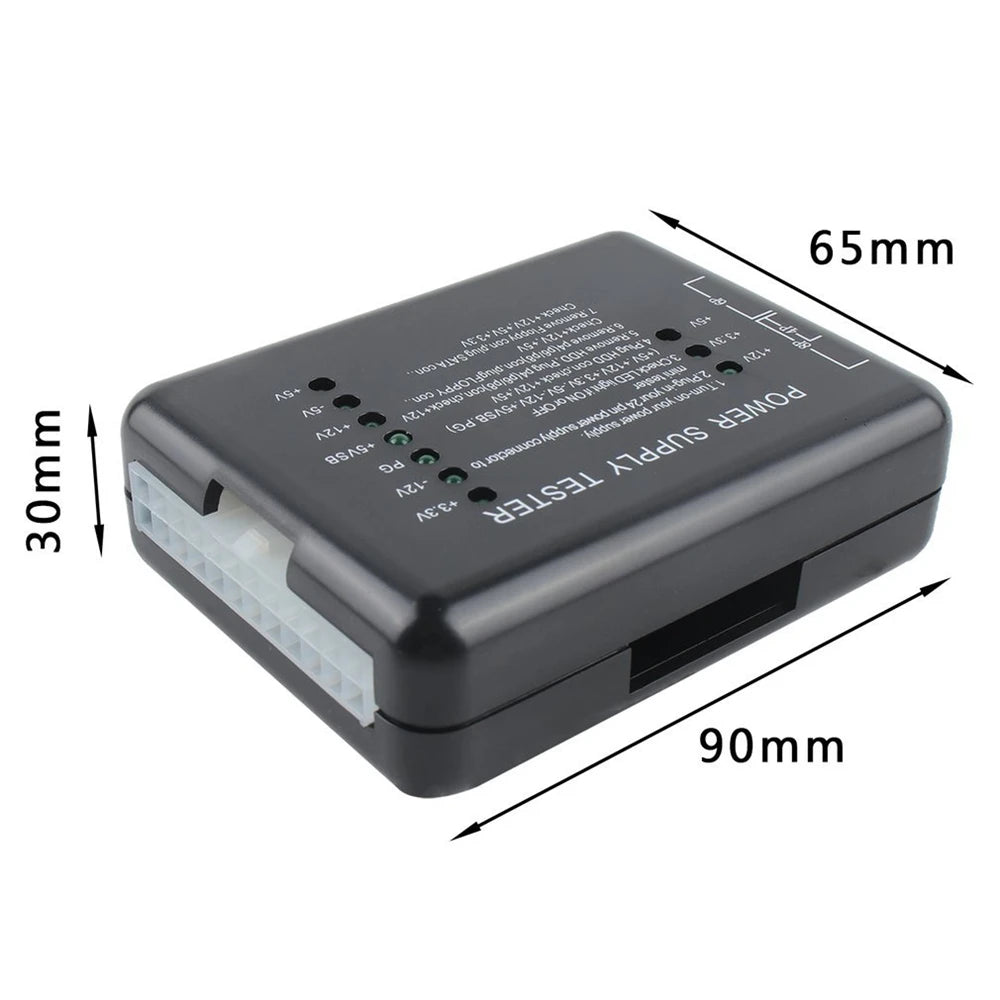 Computer Power Supply Tester ATX Power Supply Diagnostic Computer Chassis Power Supply Tester Atx-Connector