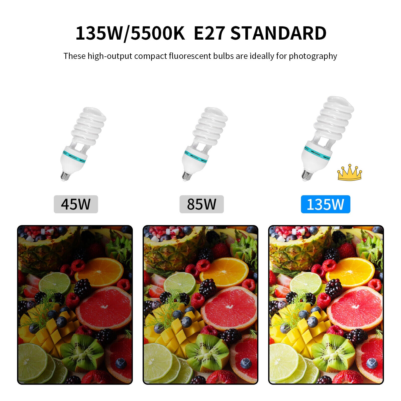 2×135W Softbox Lighting Kit Continuous Light Stand Video Photo Soft Box Studio