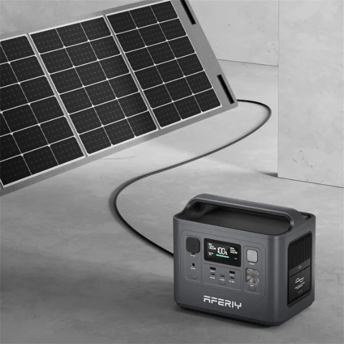 [UK Direct]  P010 800W 512Wh Lifepo4 Portable Power Station +2* S100 100W Solar Panel, UPS Pure Sine Wave Camping RV Home Emergency Portable Solar Generator UK Plug