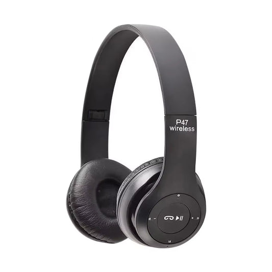 Stereo P47 Headset 5.0 Bluetooth Headset Folding Series Wireless Sports Game Headset for Iphone Xiaomi